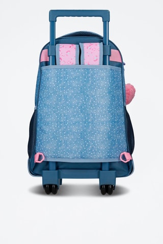 Sac à dos à roulettes Dreamers - Bleu et rose