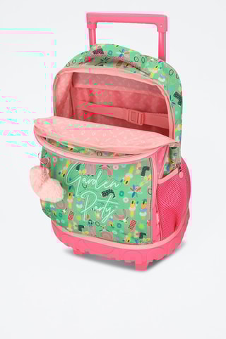 Sac à dos à roulettes Garden Party - Vert