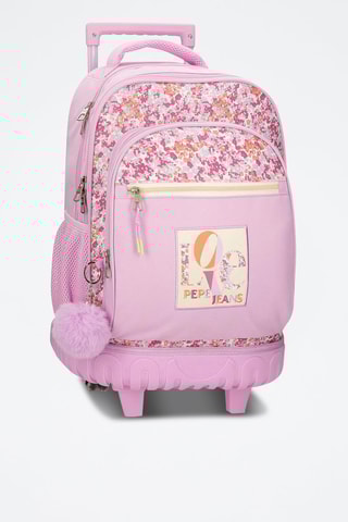 Sac à dos à roulettes Sandra - Rose