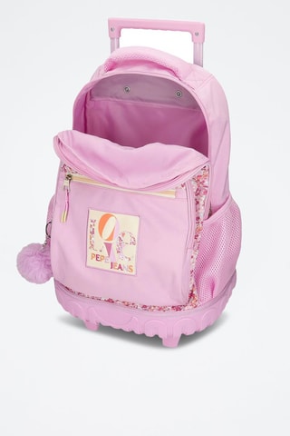 Sac à dos à roulettes Sandra - Rose