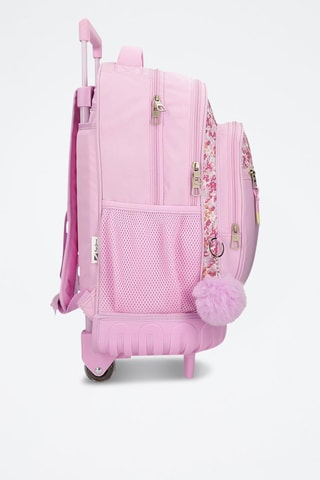 Sac à dos à roulettes Sandra - Rose