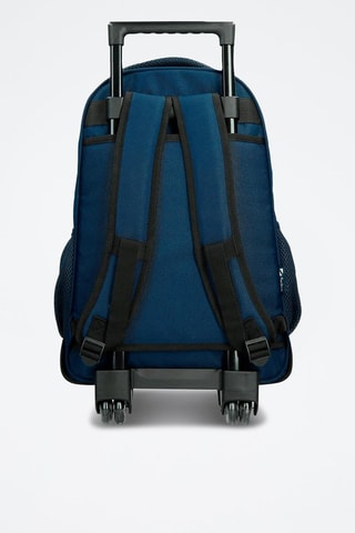 Sac à dos à roulettes Ben - Vert et bleu marine 