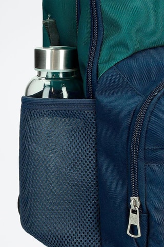 Sac à dos à roulettes Ben - Vert et bleu marine 