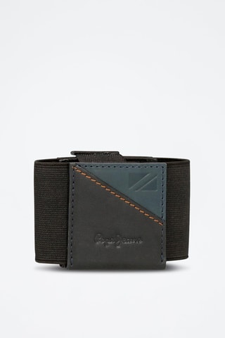 Porte-cartes en cuir Striking - Bleu marine