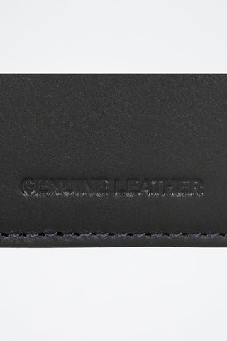 Porte-cartes en cuir Striking - Bleu marine