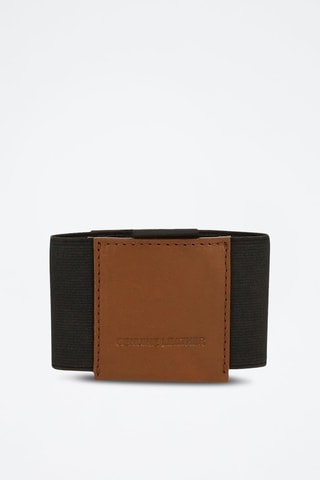 Porte-cartes en cuir Striking - Beige