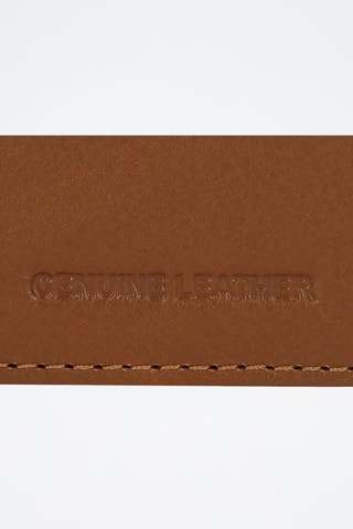 Porte-cartes en cuir Striking - Beige