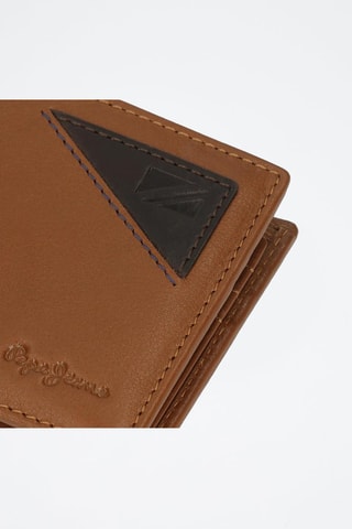 Porte-cartes en cuir Striking - Beige