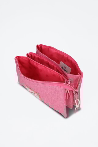 Pochette Luna - Fuchsia chiné