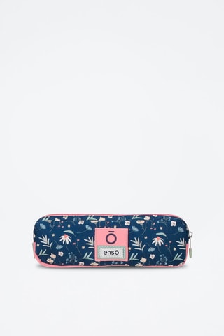 Trousse Ciao Bella - Bleu marine et rose