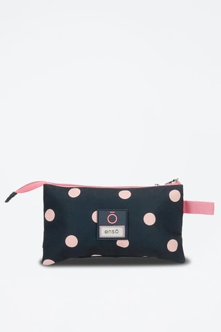 Trousse Friends Together Bleu foncé et rose