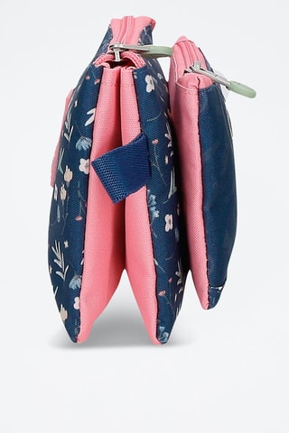Trousse Ciao Bella - Bleu marine et rose