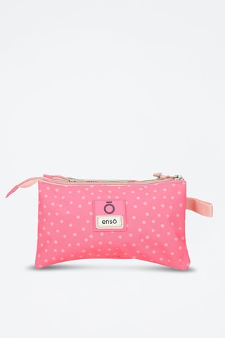 Trousse Garden Party - Vert et rose