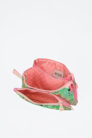 Trousse Garden Party - Vert et rose
