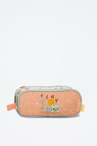 Trousse Play all day - Bleu et orange clair