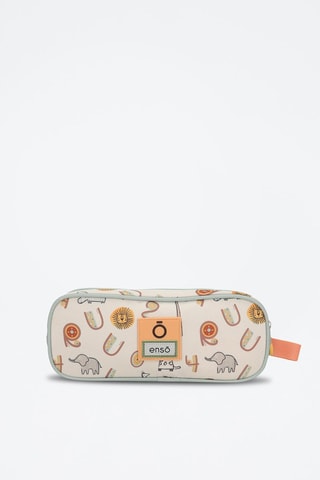 Trousse Play all day - Bleu et orange clair