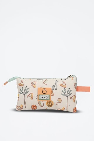 Trousse Play all day - Bleu et orange clair