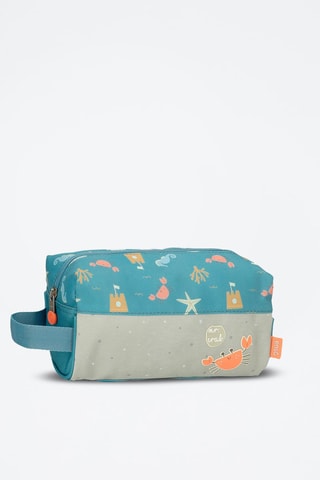 Trousse de toilette Crab - Bleu canard