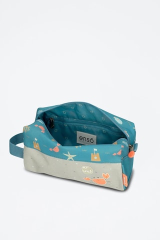 Trousse de toilette Crab - Bleu canard