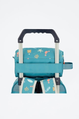 Trousse de toilette Crab - Bleu canard