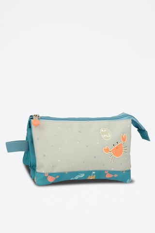 Trousse Crab - Bleu canard