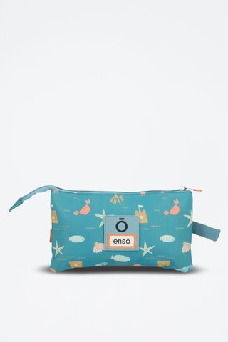 Trousse Crab - Bleu canard