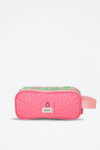 Trousse Garden Party - Vert et rose