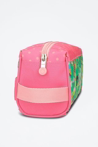Trousse de toilette Garden Party - Vert et rose