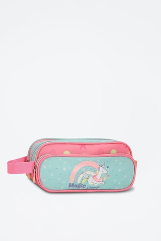 Trousse Magic Summer - Turquoise et rose