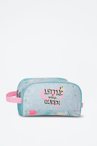Trousse de toilette Little Urban Queen - Bleu et rose