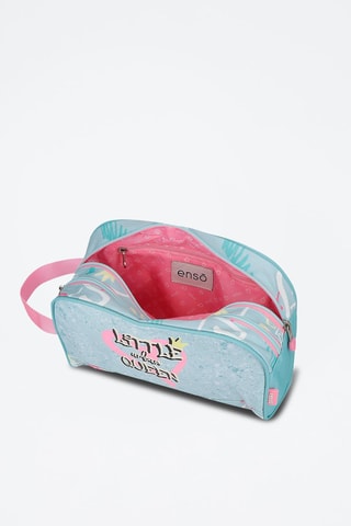 Trousse de toilette Little Urban Queen - Bleu et rose