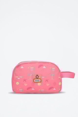 Trousse de toilette Magic Summer - Turquoise et rose