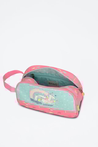 Trousse de toilette Magic Summer - Turquoise et rose