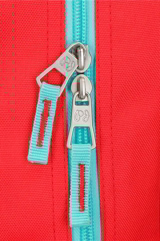 Trousse Cristal - Rouge et turquoise
