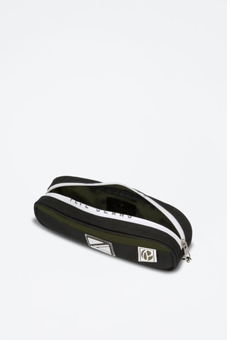 Trousse Luca - Noir et kaki