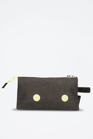 Trousse de toilette Leire - Gris et jaune