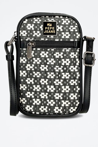 Sac bandoulière Lana - Beige et noir