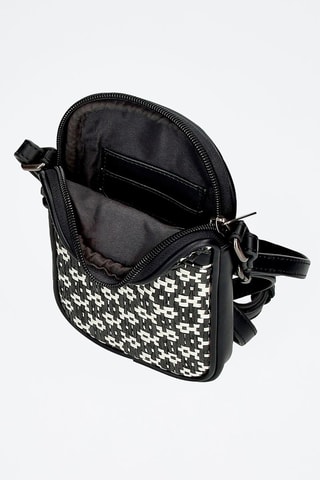 Sac bandoulière Lana - Beige et noir