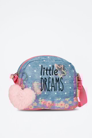 Sac bandoulière Enso Little Dreams - Bleu et rose