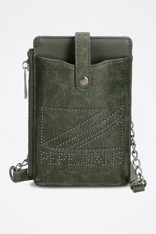 Sac bandoulière pour téléphone portable Donna - Kaki
