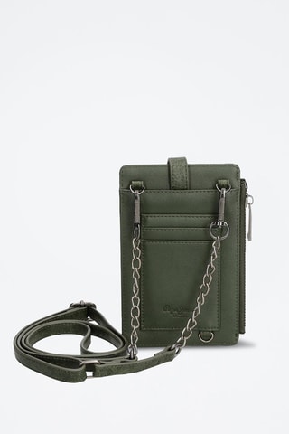 Sac bandoulière pour téléphone portable Donna - Kaki