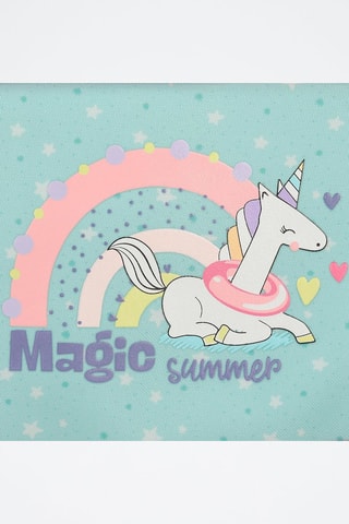 Sac banane Magic Summer - Turquoise et rose