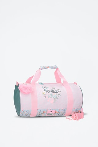 Sac bowling Tropical Love - Rose et bleu