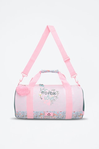 Sac bowling Tropical Love - Rose et bleu