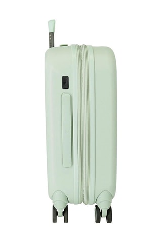 Valise cabine extensible Tropical Love - Vert d'eau - 55 cm
