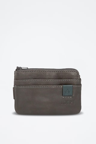Portefeuille en cuir Max - Anthracite