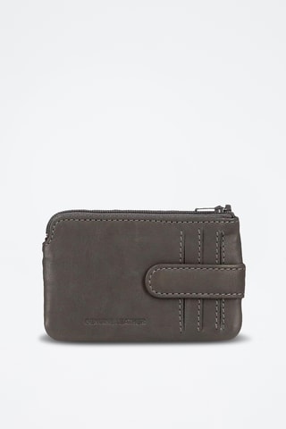 Portefeuille en cuir Max - Anthracite