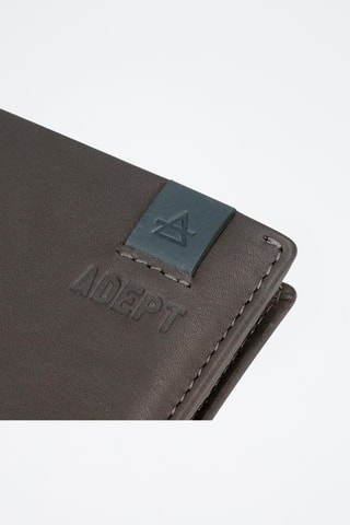 Portefeuille en cuir Max - Anthracite