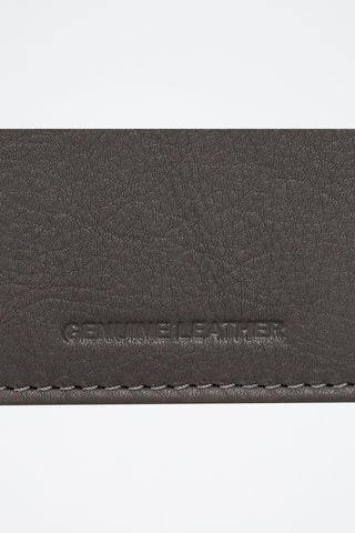 Portefeuille en cuir Max - Anthracite