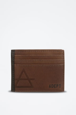 PorteJim -cartes en cuir Jim - Marron